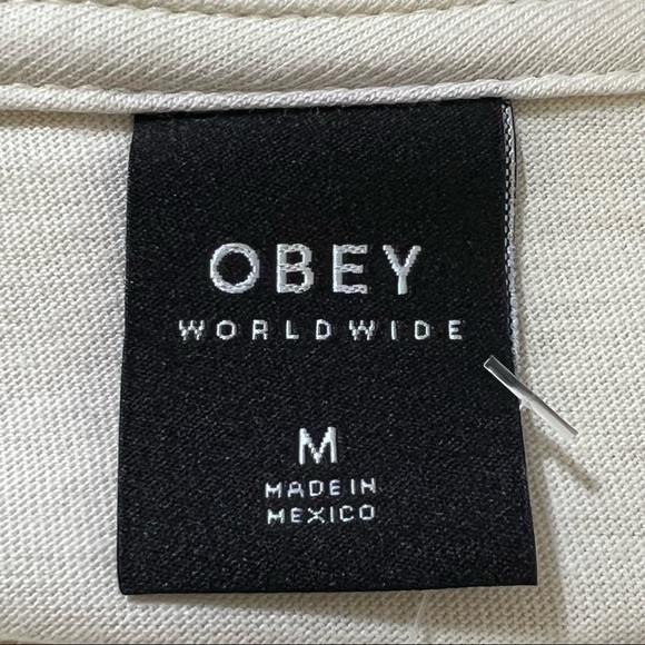 OBEY Worldwide Long Sleeve T-shirt With Logo in Front - Picture 7 of 8